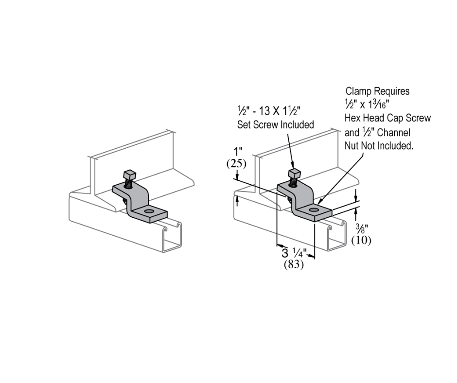 685 Z Beam schematic with measurements
