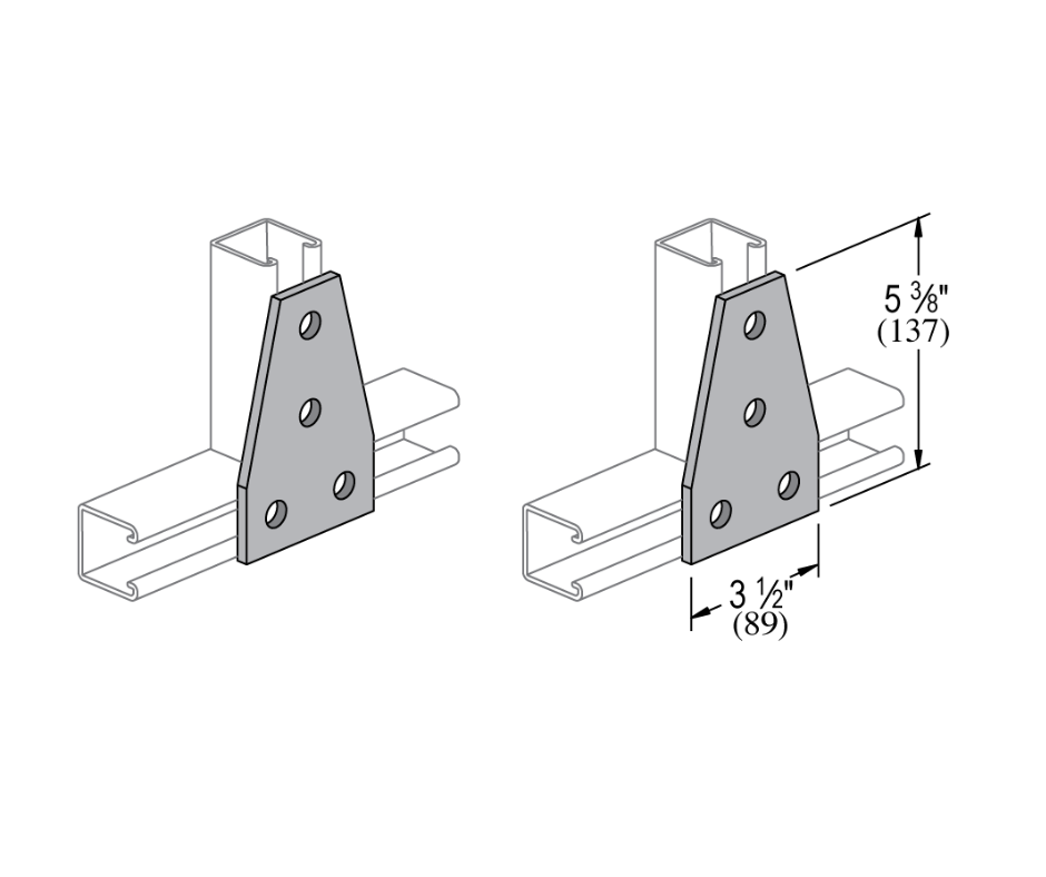 Flat Plate Tee Fitting 747