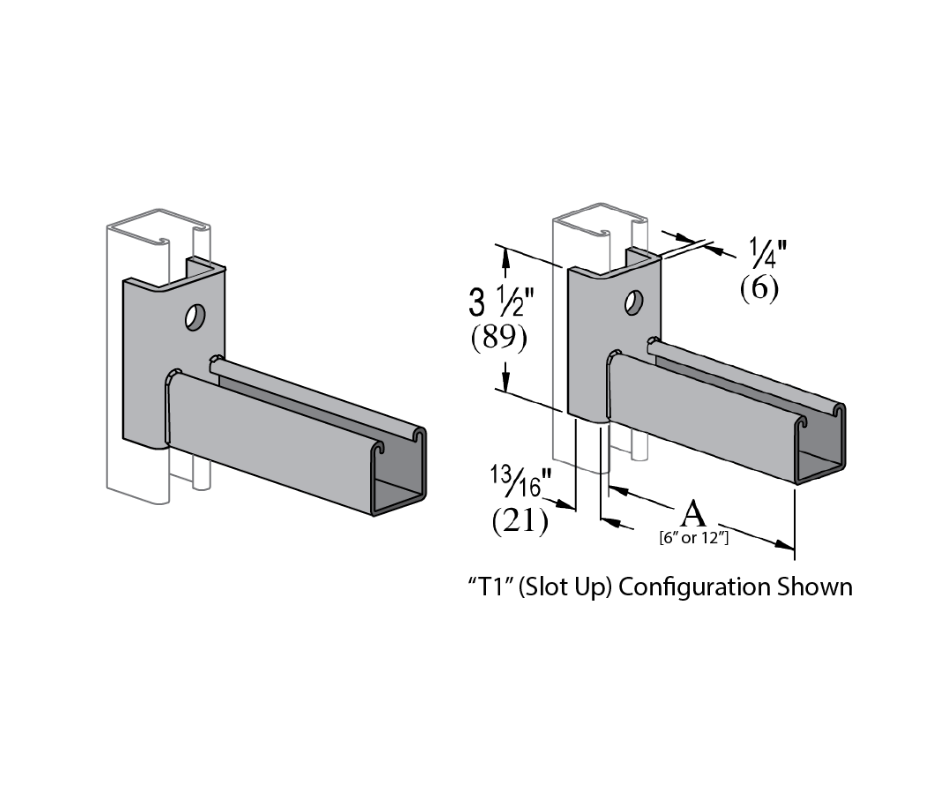 Wrap Around Brackets and their dimensions