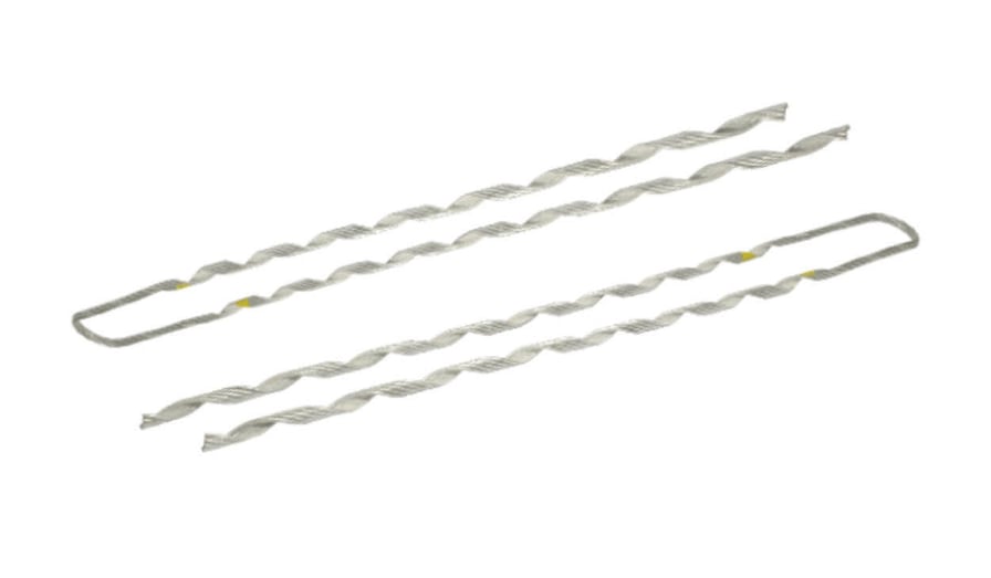 Preformed dead-end grips used to terminate and secure aerial cables in outside plant (OSP) and telecommunications applications.